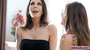 i led shay to her first lesbian fingering