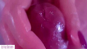 little dessert invites a fan to her bedroom and he fucks her hard part 3