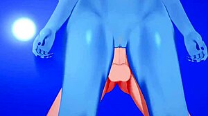 Teen Guy Creampies Undyne Hard on Beach Scene