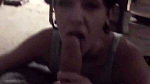 ali licks and sucks on that monster cock until orgasm.