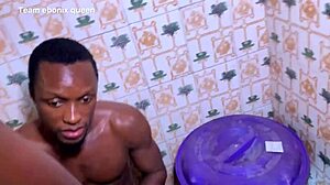 Married Ebony Students Fuck in Doggystyle at University Lodge