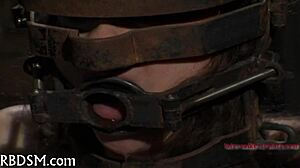 Hardcore Bondage Fucking with Pussy Bound, Sexy Jugs Clamped