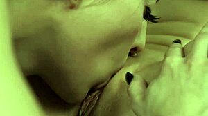 naughty busty lesbian hotties joanna angel and maddy may with sexy tattoos interact closely