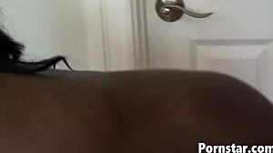 White dude contrasts with cute black Osa Lovely in intense fucking session