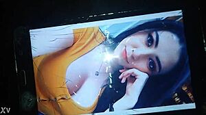 Some tribute to Majoom’s friend with big boob and cum