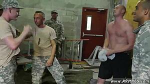 Teen emo boys fight and fuck in gay club