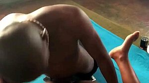 Horny Ebony Date Bent Over for Monster Cock Fuck