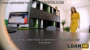 Loan4k Offers Quick Cash for a Hungarian Milf at Work