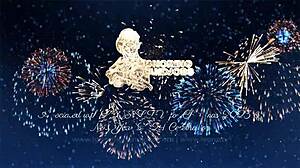 Sexy santa subtly works big cock in pantyhose