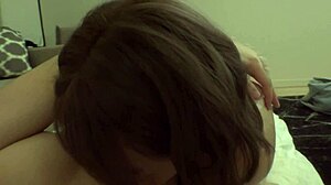 Young Asian slut cums in homemade creampie session?