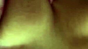 Does the white delivery boy rough fuck the young Brazilian's pussy?