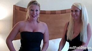 Femdom Humiliates Small Cock in Funny Bdsm Sph Session