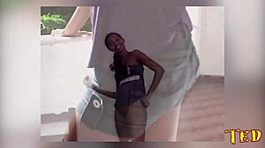 Latina Pamela Mendes Rides Monster Cock in Fortaleza Slaughter