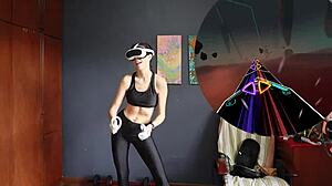 my vr exercises are so fun and energetic!