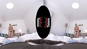 Overwhelmed by the milf's pov blowjob on two cocks in taboo hardcore