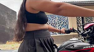 Watching Neighbor Ride Bike Without Panties, Big-Ass Colombian Fucked