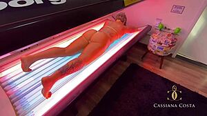 Blonde Cassi Teases Husband and Friend for Hot Action!