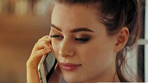 Lana Rhoades teases with an intriguing anal show in stockings and lingerie.