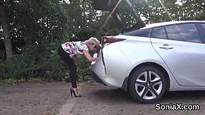 Cheating MILF Sonia Shows Off Her Huge Tits