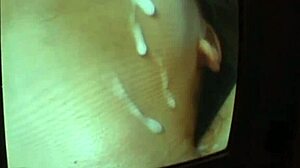 Busty Asian Milf Slut Covered In Cumshot