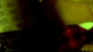 Busty model with big tits, ass, and boobs in lingerie gets caught