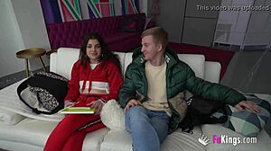 Chiki and her teenage friend join Fakings for an epic sex lesson. They learn wild moves!
