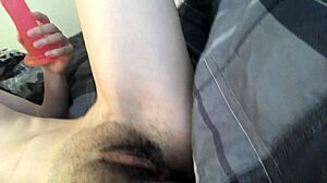 alaska zade masturbates with dildo at home