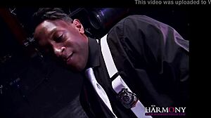 British blonde stunner lexi lowe fucks a huge black cock like a pro, her big tits bouncing and ass shaking in interracial action.