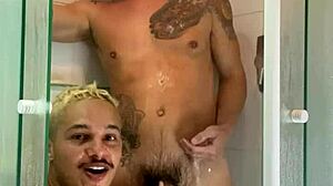 Teaching Rick Paixão To Wash His Big Dick