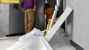 Two Naked Women With Big Tits And Asses Welcome Interracial Delivery Men At Home. Skinny Teens Get Gaped By Monster Cocks.