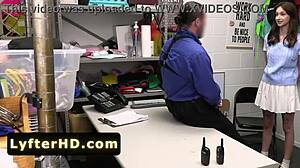 Skinny Teen 18+ Caught Stealing Sucks Police Officer In Mall