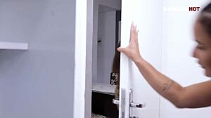 the fat horny guy with big cock fucks latina amateurs in ass and creampies