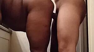 Quick homemade fuck with fat couple before work