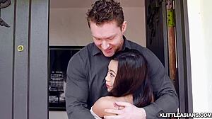 Sam Shock Teases Teen Asian Pussy