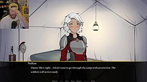 When You Go Inside The Wrong Tent: Hentai Blowjob And Cumshot