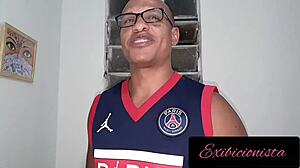 black cock surprise for blonde's birthday?