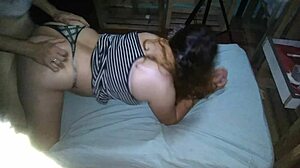 Naked Guy Fucks Chick Between Drawers On Mattress