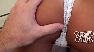 Petite teen 18+ gets fingered and sucks dick in casting interview