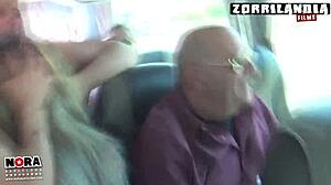 Pornobus journey to the valencia erotic party