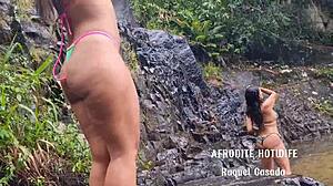 I fucked afrodite rj at the waterfall with her husband