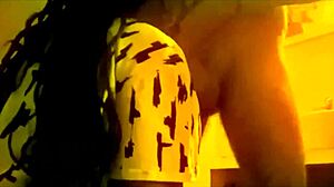 Claudia calls me in the bathroom and the slut starts sucking before ending with cum in her ass