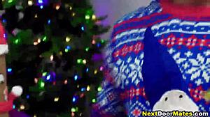 christmas bareback gay sex surprises with intense passion