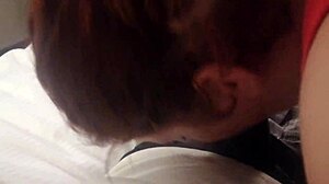 Toronto Brunette Girl Performs Nasty Sloppy Deepthroat Blowjob