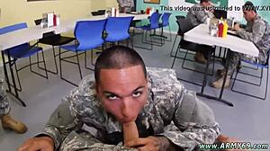 drill sergeant commands boy in intense GAY SEX relief