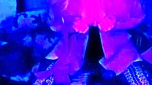 Violet Performs Bold Striptease, Clothes Ripped Off