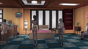 Fallout 4 fashion above the boobs in lingerie and pantyhose