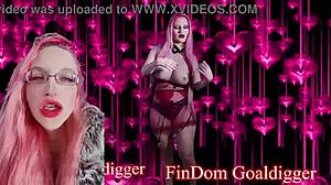 Financial domination goddess trains her submissive how to pleasure her by way of face play