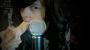 Hypnotic dominatrix sucks cock while mesmerizing you