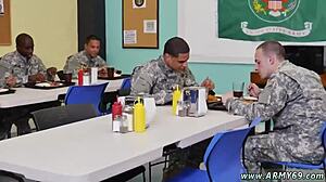 drill sergeant commands boy in intense GAY SEX relief