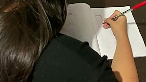 i teach my stepsister tasks and take advantage